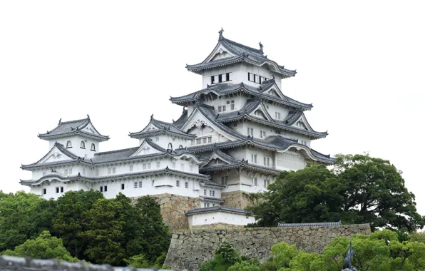 Landscape, house, Japan, architecture, Himeji Castle