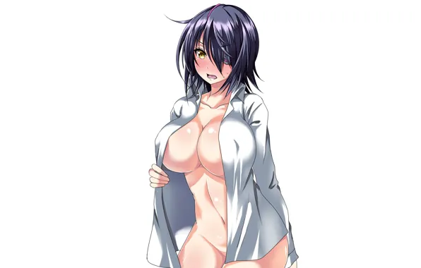 Boobs, breast, anime, tits, chest, busty, oppai, eyepatch