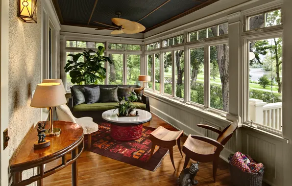 Comfort, Villa, interior, veranda