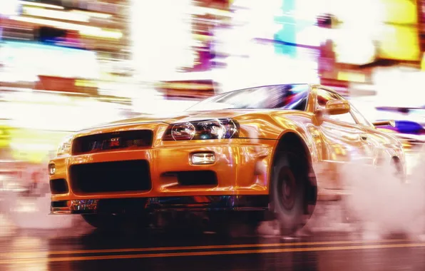Nissan, Car, Speed, Skyline, Nissan Skyline, Tokyo Drift, Transport & Vehicles, Luis Koeferler