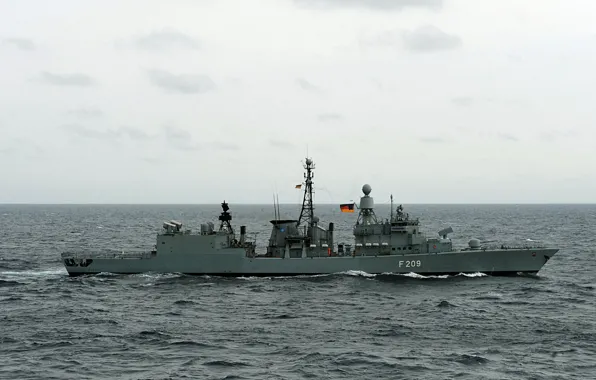 Germany, frigate, fgs rheinland-pfalz