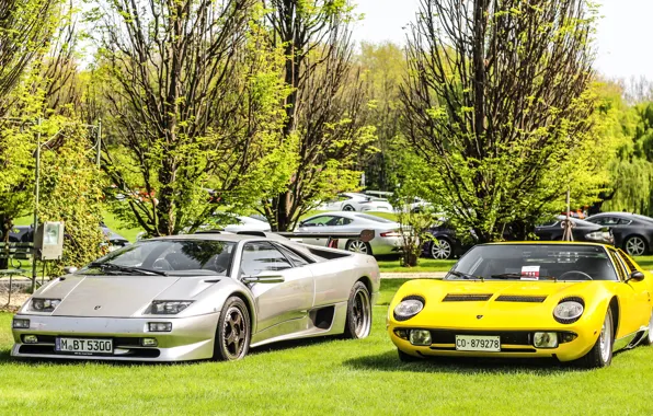 Color, Auto, Yellow, Lamborghini, Machine, Classic, Grey, 1971