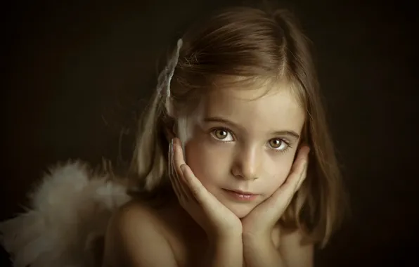 Portrait, girl, Little Angels, Veronica