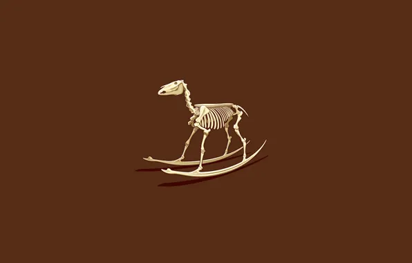 Minimalism, skeleton, rocking