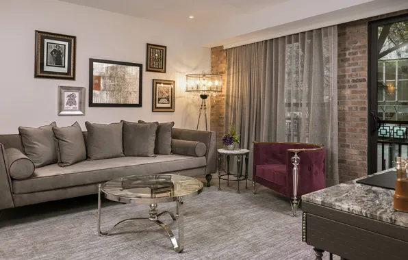Design, style, room, lamp, interior, chair, pictures, sofa