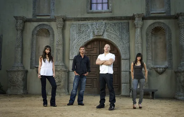 VIN Diesel, Jordana Brewster, Jordana Brewster, Michelle Rodriguez, Paul Walker, Mia, Vin Diesel, Paul Walker