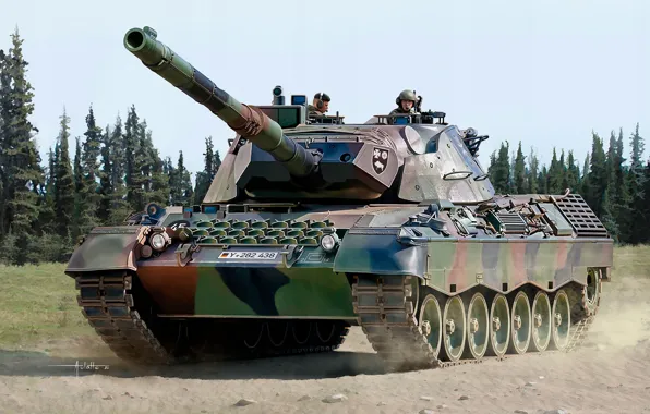 Germany, main battle tank, MBT, The Bundeswehr, MBT, Auletta, Leopard 1A5