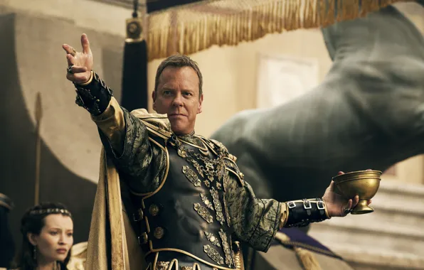 Pompeii, Pompeii, Senator, Corvus, Kiefer Sutherland, Kiefer Sutherland