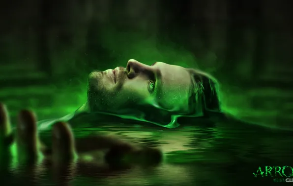 Picture water, face, male, the series, source, dc comics, Arrow, arrow