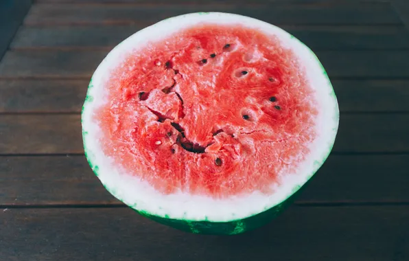 Summer, red, watermelon, the flesh