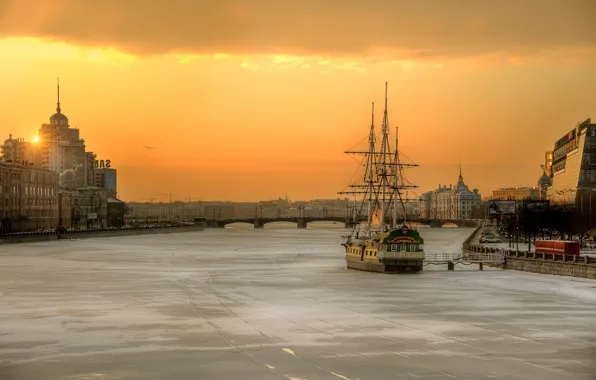 Morning, Saint Petersburg, February, 2015