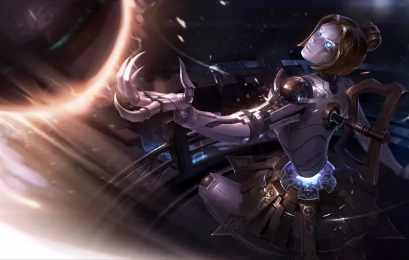 Girl, Robot, Style, Girl, Fantasy, Mechanism, Robot, Mechanisms