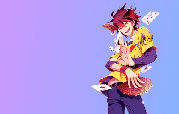 Background, anime, art, guy, No Game No Life