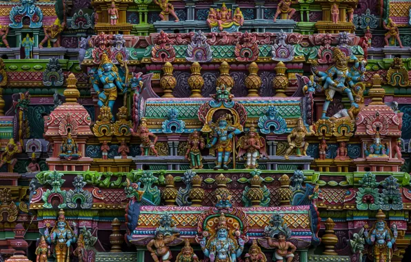 India, temple, architecture
