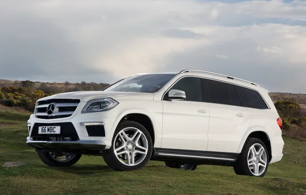 Picture car, machine, the sky, Mercedes-Benz, white, AMG, universal, Sports Package