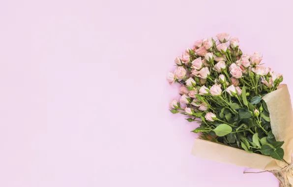 Flowers, roses, bouquet, pink, pink, flowers, beautiful, romantic