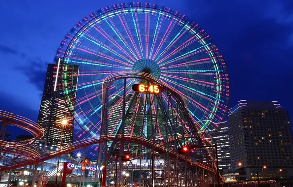 Picture the city, view, wheel