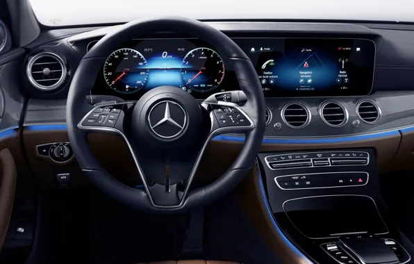 Interior, Salon, Mercedes, car, benz, E-Class, Mercedes-Benz E-Class Exclusive