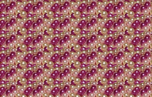 White, balls, pink, Wallpaper, pearl, decoration, texture, beads