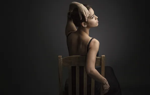 Background, portrait, chair, Lydia