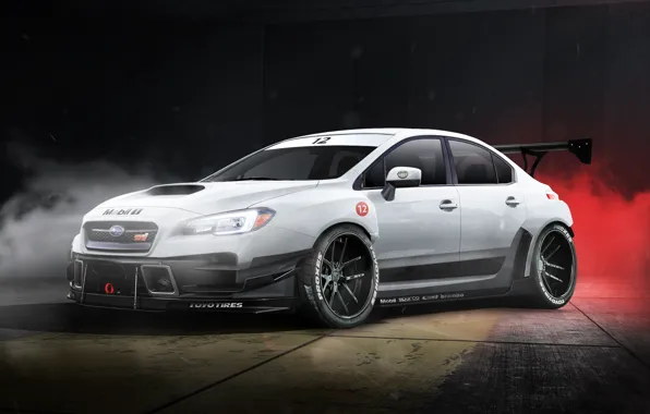 Auto, White, Subaru, Machine, Subaru WRX STI, Transport & Vehicles, Pierre Lamarre, Subaru STI Race …