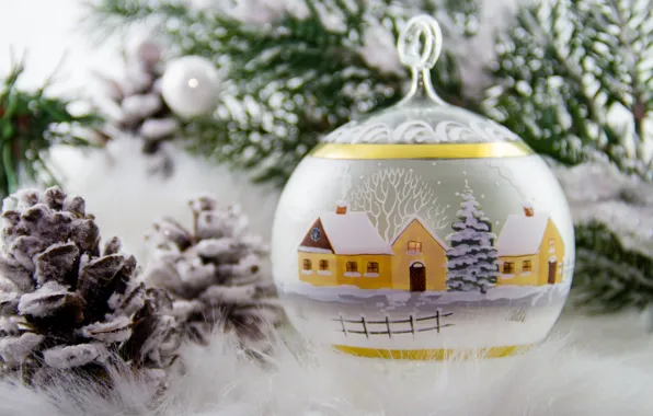 Balls, holiday, Christmas, bumps