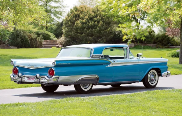 Picture Ford, Ford, 500, Hardtop, 1959, Fairlane, Skyliner, Retractable