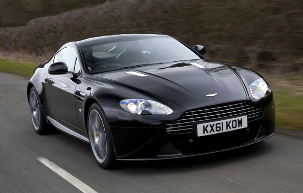 Vantage, Black, Machine, Speed, Desktop, Aston, Aston, Martin