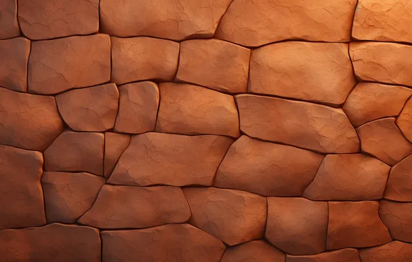 Surface, cracked, stones, texture, clay, terracotta, AI art, neural network