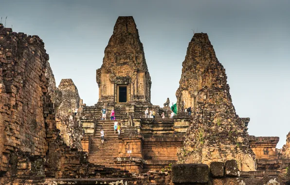 Ruins, Cambodia, Ruins, Cambodia, Angkor, Angkor