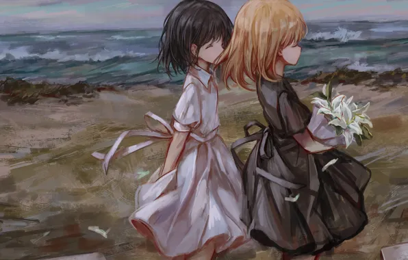 Girls, art, painting