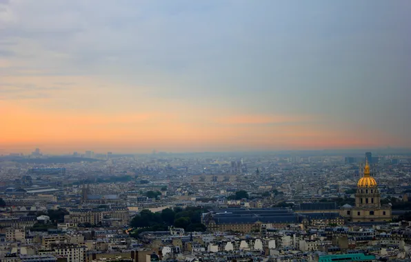 The sky, Paris, Panorama, Paris, Landscape