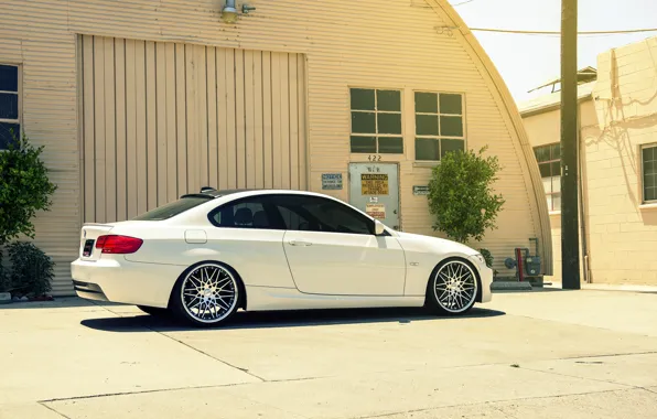 BMW, white, E92, 328i, MRR Wheels