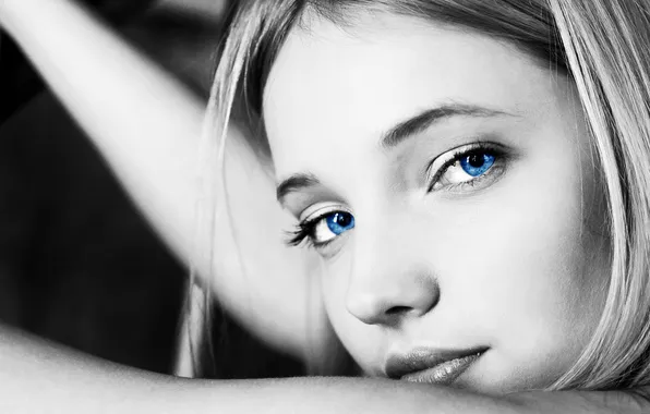 Girl, Look, Blonde, Model, Lips, Face, Eyes, Beautiful