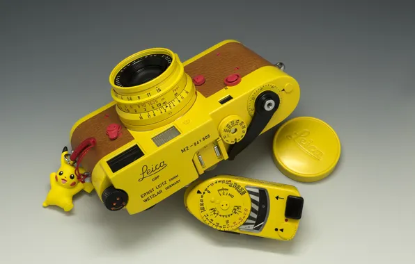 Yellow, style, background, the camera, Leica