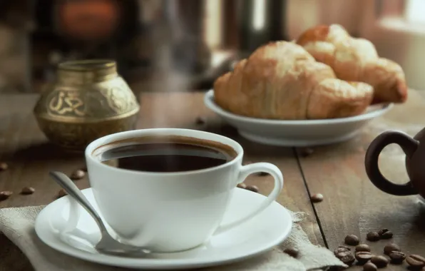 Coffee, Cup, bagel, Turk