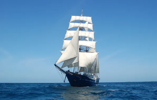 Picture the way, the ocean, the wind, sailboat, MARY-ANNE, sailing Galapagos