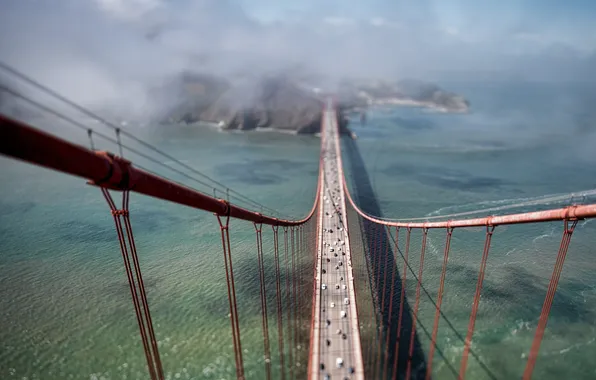 Picture Bridge, panorama, San Francisco, Golden Gate Bridge, San Francisco