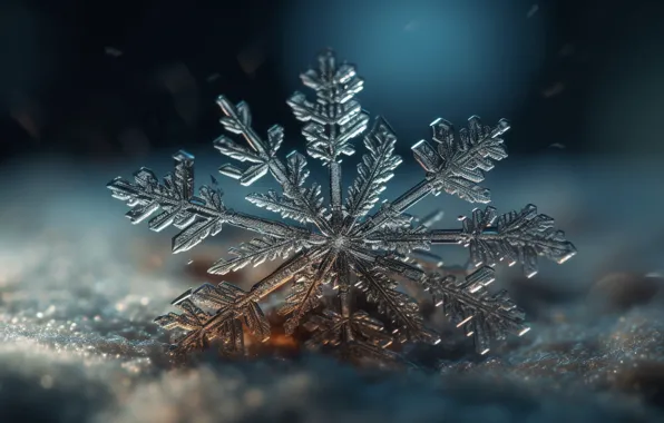 Winter, crystal, macro, snow, Shine, Christmas, New year, crystals