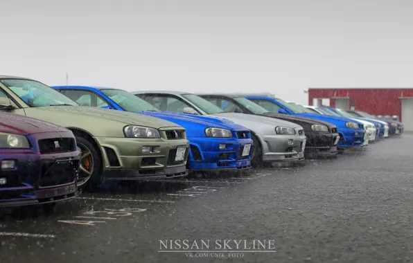 Nissan, skyline, r34