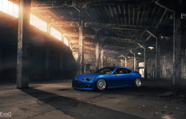 Picture Subaru, blue, BRZ, Evoked Photography