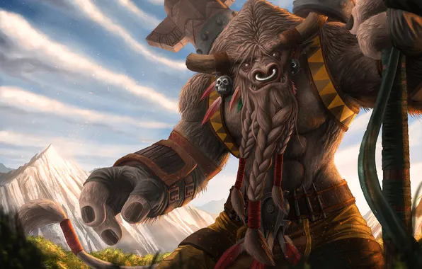Picture World of Warcraft, Warcraft, Hearthstone: Heroes of Warcraft, Cairne Bloodhoof