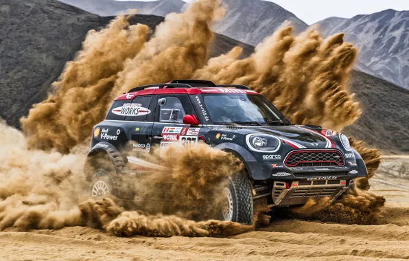 Sand, Mini, Sport, Desert, Race, Rally, Dakar, Dakar