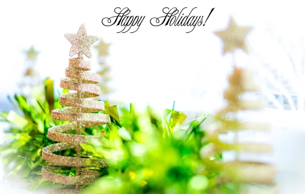 Green, background, holiday, tree, new year, Christmas, spruce, new year