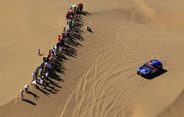 Sand, Auto, Blue, Sport, Volkswagen, Desert, Machine, People