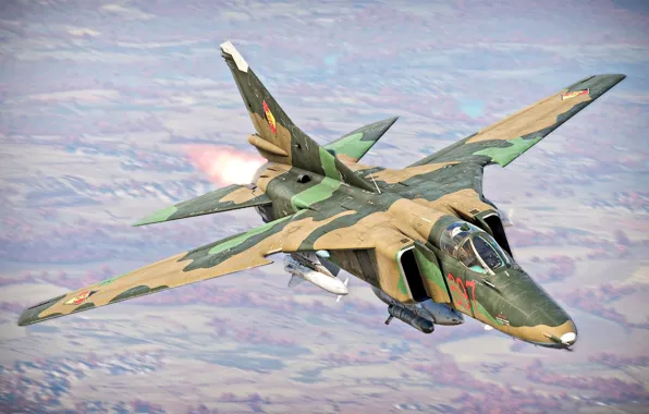 USSR, Fighter-bomber, OKB MiG, OF THE AIR FORCE OF THE GDR, MiG-23BN