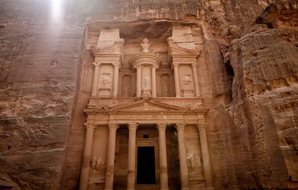 Picture rock, Petra, Jordan, Jordan
