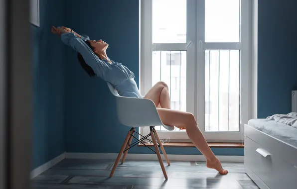 Profile, legs, sponge, Juliana Naidenova