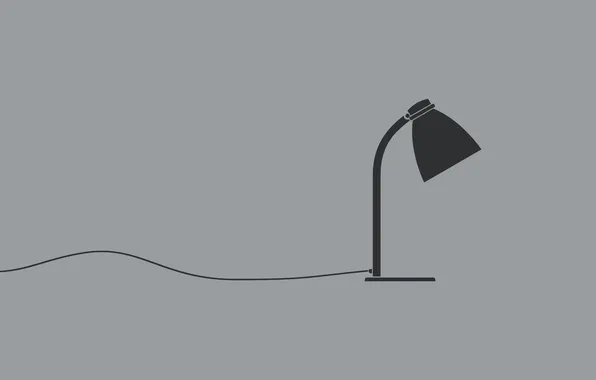 Creative, background, lamp, Wallpaper, wire, lamp, minimalism
