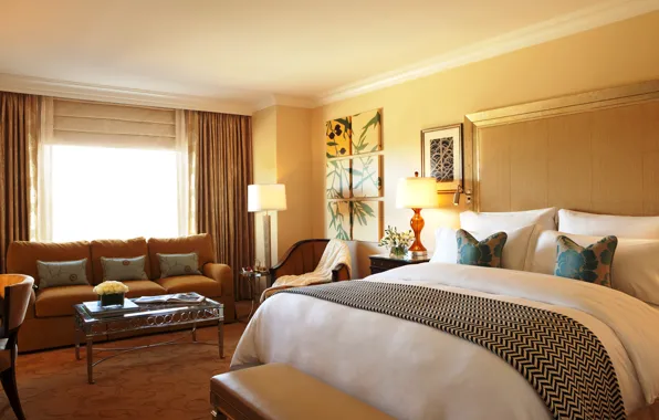 Picture light, design, style, room, sofa, bed, interior, pillow, window, bed, curtains, bedroom